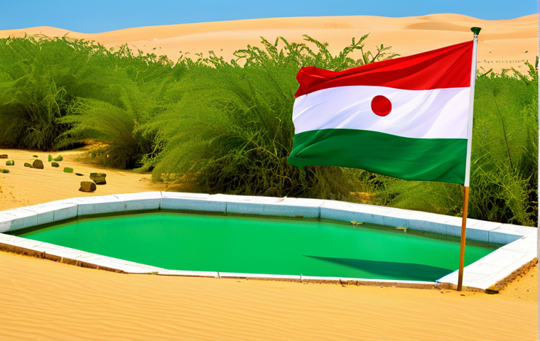 사하라 아랍 민주 공화국의 국기 의미 - **Image:** A group of fully clothed Sahrawi people, including men, women, and children, standing tog...