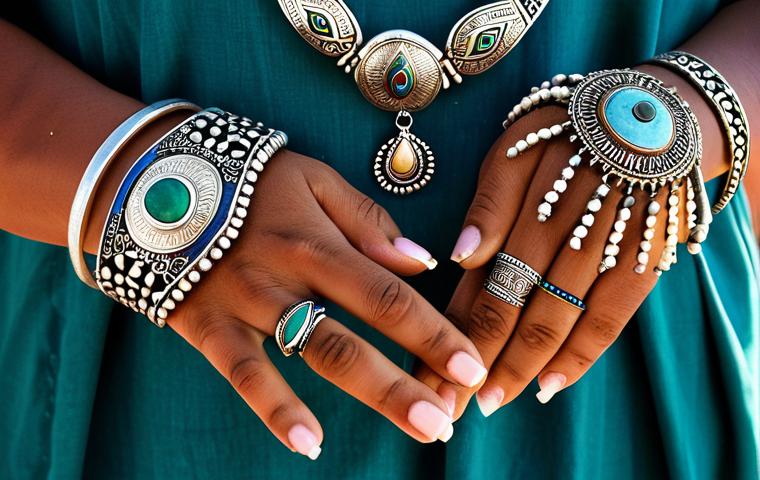 사하라 아랍 민주 공화국 전통 복식 - Sahrawi Woman in Melhfa**

"A Sahrawi woman in vibrant, colorful melhfa, fully clothed and modest cl...